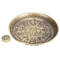 Miniatyrbilde 3 av 8: Røkelseholder Fem Velsignelse Plate Stick Brenner Stativ Bronse Sink Legering Hjem Tilbedelse
