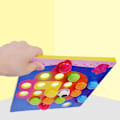 Miniatyrbild 4 av 6: Knappkonst Leksakssvampar Spikar Färgmatchning Pegboard Tidig Inlärning Pedagogisk Leksak Present till Pojke Flicka Barn