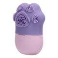 Miniatyrbillede 6 af 8: Is Face Roller Cold Ice Mold Holder Silicone Reusable for Face Beauty DIY Facial Care Purple Cat Claw with Comb