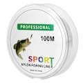 Miniatyrbillede 1 af 7: Super stærk 100 % nylon fiskeline - 100M (hvid)