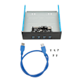 Miniatyrbilde 1 av 8: CD ROM-utvidelse mobilstativ USB3.0x4 5Gbps Høyhastighetsstøtte BC1.2 Hurtiglading USB3.0 Frontpanel for PC-hovedkort