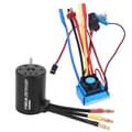 3650 Motor 3100KV Borstlös ESC RC Tillbehör Reservdel för 1/10 RC Bilmodell (80A)