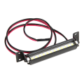 Miniatyrbilde 1 av 8: RC biltilbehør Mini 12 LED Light Bar Taklampe Passer for TRX-4 Scx10 1/10 4WD Crawler Black
