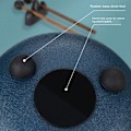 Pikkukuva 4 / 8: Hanpan-rumpu 8 tuumaa 11 säveltä Kieli Rumpu Teräskieli Rumpu Lyömäsoitin Mukana Kassi Musiikkivihko Vasarat Tarrat