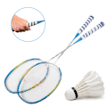 Miniatyrbillede 4 af 8: 1 par letvægts badmintonketsæt træningsketsjere med taske