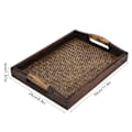 Miniatyrbilde 7 av 8: Multifunksjonell serveringsbrett for tesett, frukt, godteri, mat, hjem, hotell