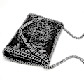 Miniatyrbild 4 av 4: Retro Handväska för Kvinnor - Enkel Mode Mobiltelefon Shoppingväska i PU Läder Svart
