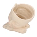 Miniatyrbild 7 av 8: Ansiktsblomkruka Sovande flicka Högdensitet Harts Dräneringshål Multi Purpose Head Planter Kruka för kontor Trädgård Hem