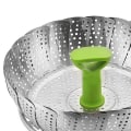 Miniatyrbilde 8 av 8: Utvidbar dampkurv i rustfritt stål, sammenleggbar dampkurv for grønnsaker, dampkokingsinnlegg for trykkoker