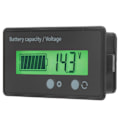 Miniatyrbillede 2 af 8: DC10-100V LCD-batterikapacitetsindikator, voltmeter, spændingstester, måler, grønt baggrundslys