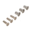 Miniatyrbillede 5 af 8: 3 stk Trident skruesæt Universal 10,5 tommer X 1/4 tommer NAB Hub Optagehjulsskruesæt til 3M til RMGI til TEAC til Ampex