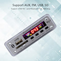 Miniatyrbilde 8 av 8: SDM01Bt U-DX Bluetooth 5.0 4 farger skjerm MP3 FM APE FLAC Decode Board Module (sølv)