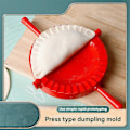 Miniatyrbillede 4 af 5: Manuel Dumpling Form Artefakt Stor Rød Plast Dumpling Form