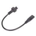 Miniatyrbild 4 av 8: IEC320 C8 till IEC320 C5 power IEC320 C8 hane till C5 hona kabeladapter för 3-stifts power för bärbar dator 100‑250V