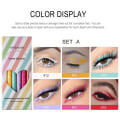 Miniatyrbild 3 av 8: 6st Färgad Eyeliner Set Vattentät Eyeliner Långvarig Eye Liner Pen Set