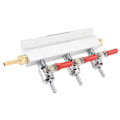 Miniatyrbillede 4 af 8: 3-vejs CO2-gasdistributionsmanifold øldispenser-tøndedispenser