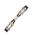 Miniatyrbild 4 av 8: Retro Personlighet Smart Watch Band Läder DIY Armbandsur Remmar Ersättning med Skruvmejsel för Amazfit GTS 3Svart