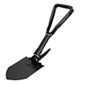 Miniatyrbillede 6 af 8: Bærbar sammenklappelig skovl MultiPurpose sammenklappelig spade Entrenching Tool Stor til camping Fritid Klatring Weekend Farm