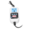 Miniatyrbild 5 av 8: Temperaturregulator Automatisk justerbar digital display Elektronisk sockeltermostat för växthus EU-kontakt 110-220V