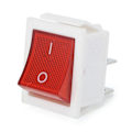 Miniatyrbillede 3 af 4: 4 Pin Kcd4 Snap-in Kontakter On/off Position Vippekontakt Båd Rocker Switch Sortoggul