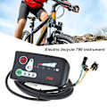 Miniatyrbillede 2 af 5: Robust letvægts E-Bike 24v kontrolpanel med Speed ​​Display