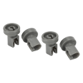 Miniatyrbilde 2 av 8: 4stk Oppvaskmaskin Nedre Rack Hjul Oppvaskmaskin Hjul Reservedel for AEG Favorit for Privileg for Zanussi