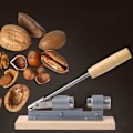 Miniatyrbillede 5 af 8: Pecan Nøddeknækker Mekanisk Justerbar Design Træ Rustfrit Stål Valnød Tang Åbner Værktøj