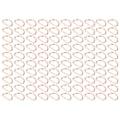 Miniatyrbilde 2 av 8: 100 stk D-ringer Slitesterke Slitbare Enkle å bytte Praktiske Kompakte Veskespenner for Halskjeder Gull 2x15x10mm