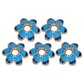 Miniatyrbilde 3 av 8: 30 stk Folwer Shape Bead Caps Legering Halskjede Armbånd Torus for Smykker DIY Tilbehør