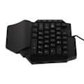 Miniatyrbild 3 av 8: Half Hand Gaming Tangentbord Mus Combo USB trådbunden LED-bakgrundsbelyst mus och tangentbord med omvandlare för PS3 för XboxONE