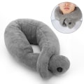 Miniatyrbillede 5 af 8: Vibrerende masserende nakkepude Massageterapipude Slap af muskler Lindrer stress