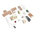 Miniatyrbild 7 av 8: Montera Villa DIY Dockhus Barn Dockhus Kit Miniatyrhus Byggsats Födelsedagspresent