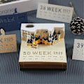 Miniatyrbillede 2 af 5: Time Piece Kalender, 2025 Bordkalender Memoblok, 3D Magic Castle Time Piece Notesblok med Lys