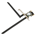 Pikkukuva 2 / 8: AX210NGW PCIE WiFi 6E -kortti, jossa 2 antennia, 5374 Mbps, 2,4 GHz, 5 GHz, 6 GHz, Bluetooth 5.2, MU MIMO -tuki, WiFi-kortti Win10 11 -käyttöjärjestelmille