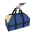 Miniatyrbillede 1 af 4: Filttaske 61 x 29 x 42 cm med håndtag til at bære brænde, legetøj, aviser, dagligvarer osv. (navy blå)