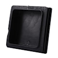 Miniatyrbilde 5 av 5: 100mm x 100mm Plast Ribbet Firkant Endestykker Deksel Rørinnlegg 10 stk-B8