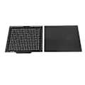 Miniatyrbilde 2 av 2: Fjærstål Byggeplate 2-Sidet Magnetisk Fleksibel Plate 3D-Printing Skriver Varmebed Deler 220x220mm