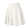 Miniatyrbillede 2 af 5: Stilfuld Flared Miniskirt - Perfekt til sommerens daglige brug M Hvid