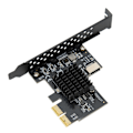 Pikkukuva 3 / 8: USB3.2 Type E Etupaneelin sisäinen laajennuskortti 20PIN 10Gbps USB3.2 Type E sovitinkortti pöytätietokoneen liitännälle oikeaan PCI E 2X