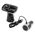 Miniatyrbild 6 av 8: Bluetooth-sändare 2 USB-portar Svart Snabbladdning Smart detektering Brusreducering Handsfree-funktion Universell bil