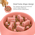Miniatyrbillede 4 af 5: Langsom Foderskål til Hunde, 2 Stk. Holdbar Anti-Glubsk Hunde- og Katteskål
