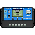 Miniatyrbillede 1 af 5: 20A Solcelle Oplader Controller Smart Solpanel Regulator med USB Port Display 12V/24V,