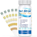Miniatyrbillede 1 af 5: Pool og Spa Teststrips, 6 I 1 Vandkvalitetstest, Generel Kemisk Tester 50 Stk