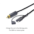 Miniatyrbillede 4 af 5: Din Hella Powerlet Stik Til Sae Adapter Konnektor Kabel 35cm Til Motorcykler Zekai