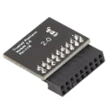 Miniatyrbilde 7 av 8: TPM 2.0 krypteringssikkerhetsmodul 18pin LPC-grensesnitt krypteringssikkerhetsmodul for Asrock 18pins SPI TPM2.0