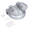 Miniatyrbild 2 av 8: Justerbar sensorlampa Dubbelhuvud Infraröd Induktion Rörelsesensor Lampa LED Nattlampa