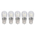 Miniatyrbillede 3 af 8: 10 stk LED E12 Pære Glas Lille Loftlampe Pære 500LM Vægpære til Soveværelse Kontor 220V