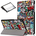 Miniatyrbild 1 av 5: Fodral för Samsung Galaxy Tab A7 Lite 8.7 Tum 2021 (SM-T220/T225) Ultratunt Skyddande Fodral Tablet A7 Lite 8.7\" SMT220 Smart Folio Fodral, Graffi