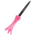 Miniatyrbilde 2 av 8: Justerbar golf-tee i plast, trenings-tee for golfballer, ballholder for utendørs sport, rosa