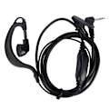 Miniatyrbild 6 av 8: Multifunktionell 2,5 mm G-formad klämma tvåvägsradioheadset för Motorola